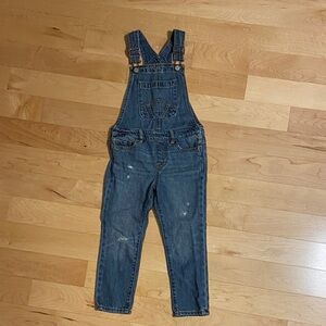 Kids Loose Blue Denim Overalls